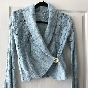 Free people wrap sweater XS, like new
